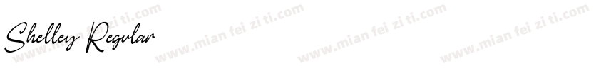 Shelley Regular字体转换